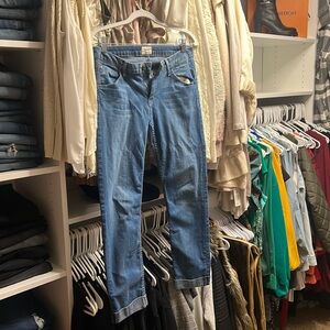 Hudson Cropped skinny jeans